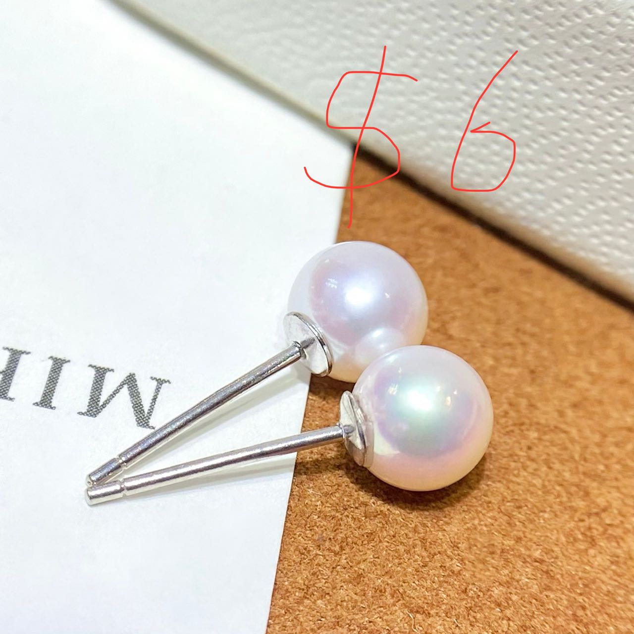 Customized Service for your pearls, 3 S925 ring, 1 S925 earring