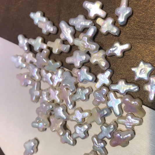 【Live-Gary】Cross-shaped Baroque Pearls(3-6 pcs cross baroque pearls+1 Edison Pearl))