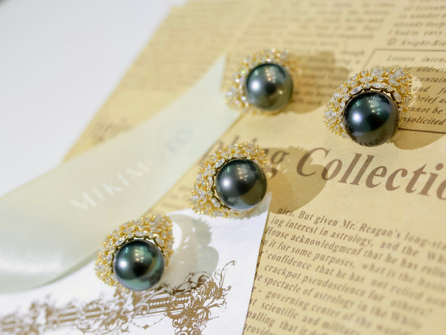 12-13mm Sky Star Tahitian pearl ring, S925 setting